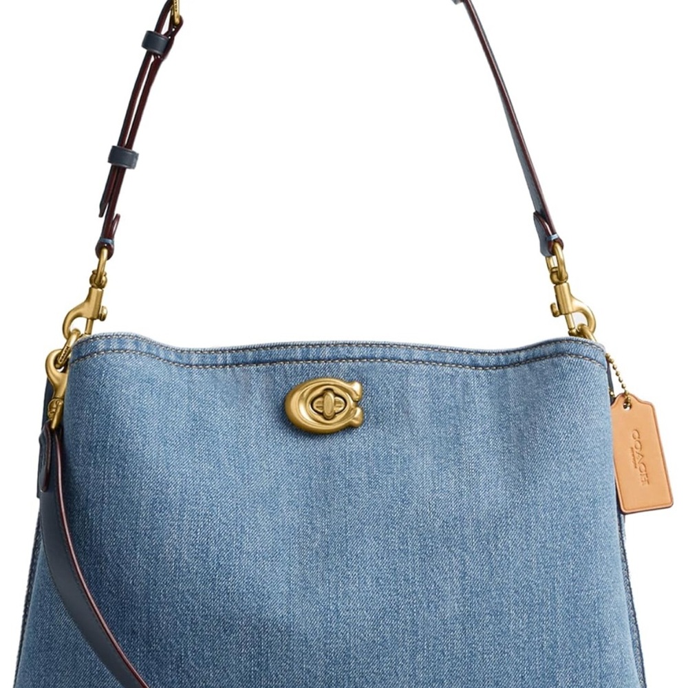 Denim Coach Willow Tote